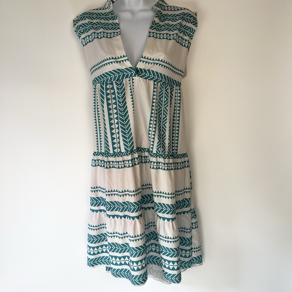 Women's Summer Dress Size M Aztec Boho Hippie Gypsy Festival Beach Sundress